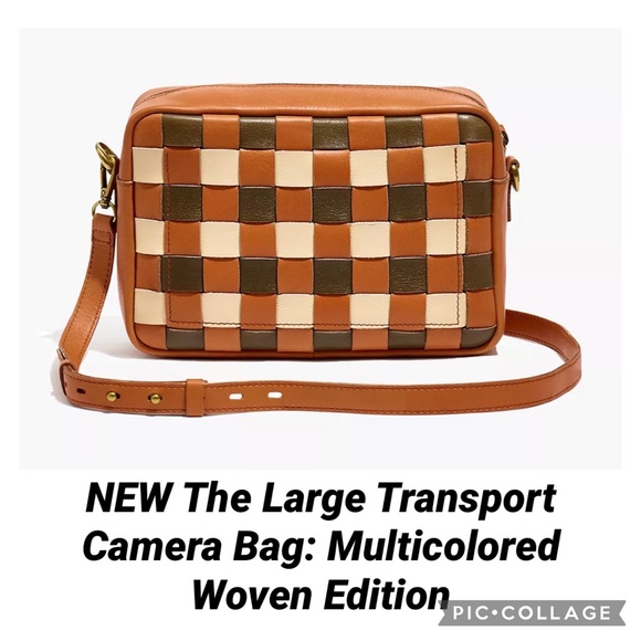 Madewell Bags The Large Transport Camera Bag Multicolored Woven Edition Poshmark